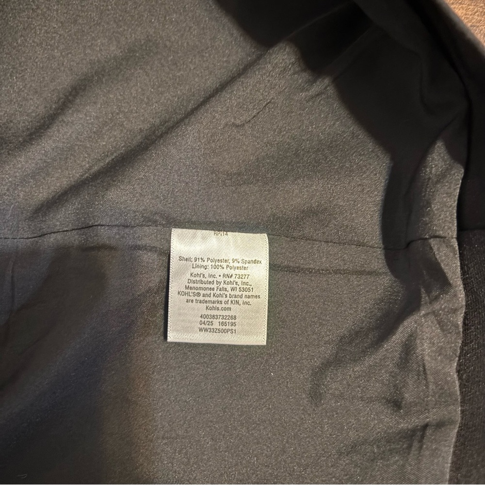Nine West Classic Black One-Button Blazer - Picture 5 of 5